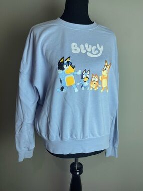 Bluey Crewneck Sweatshirt - Light Blue